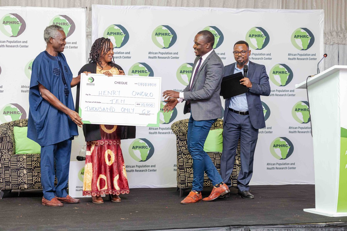 Dr. Catherine Kyobutungi Muzukulu wa Bityo (@ckyobutungi) on Twitter photo More winners, some first time applicants/winners, others second time lucky, all thrilled to snag the coveted Pipeline Idea Award to test out their ideas &see what comes out of them.
#WeAreAfrica
#IamAPHRC
<a href="/AntoninaNamaem1/">Antonina Mutoro</a>
<a href="/henry_owoko/">Coward of the County</a>
<a href="/nalypio/">Nyandwi Alypio</a>
<a href="/Lynnmukuhi/">Lynette Kamau</a>
<a href="/Kendi_Nkonge/">Kendi Nkonge</a> More winners, some first time applicants/winners, others second time lucky, all thrilled to snag the coveted Pipeline Idea Award to test out their ideas &see what comes out of them.
#WeAreAfrica
#IamAPHRC
<a href="/AntoninaNamaem1/">Antonina Mutoro</a>
<a href="/henry_owoko/">Coward of the County</a>
<a href="/nalypio/">Nyandwi Alypio</a>
<a href="/Lynnmukuhi/">Lynette Kamau</a>
<a href="/Kendi_Nkonge/">Kendi Nkonge</a>