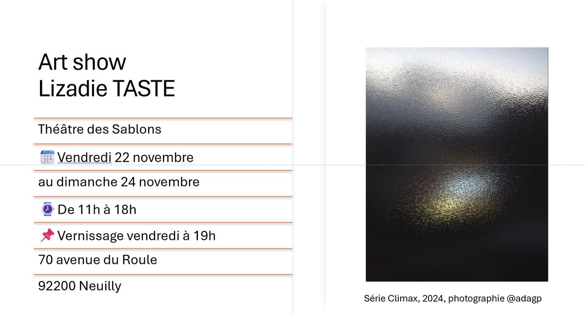 [agenda] 📅J-1 avant le début de l’exposition à laquelle j’ai le plaisir de participer pour présenter ma nouvelle série Climax #photographie #climat