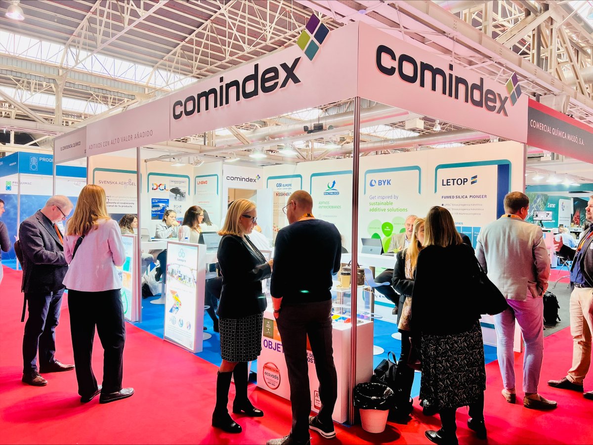 ¡Seguimos en la Paint &amp; Coatings Barcelona! 🎨

Es un placer conectar con clientes y profesionales del sector, y presentar las soluciones innovadoras de nuestros partners. 🚀

📍Nos encontramos en el stand 103. ¡Ven a visitarnos!
#PaintAndCoatings2024 #Comindex #Networking