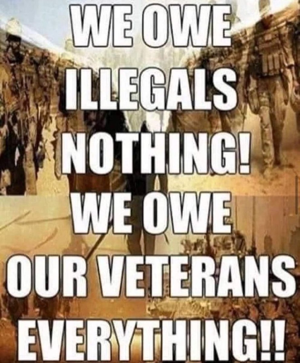 AshleaSimonAFE's tweet photo. Veterans before migrants.
Do you agree?👇 https://t.co/3MMxRTV4Mv