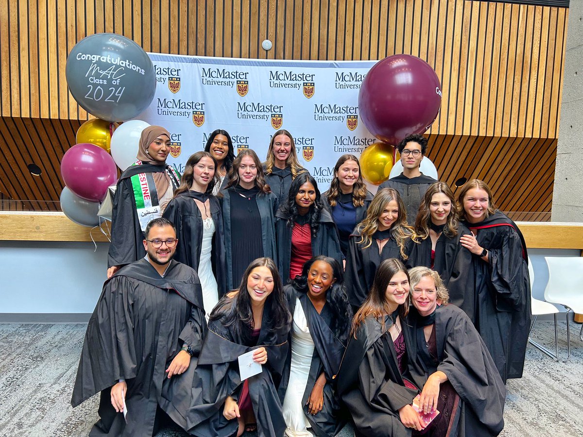We are so proud to celebrate the McMaster University Physician Assistant Program’s graduating class of 2024! Your dedication and hard work have paid off, and we can’t wait to see all the amazing things you’ll do in healthcare!
Here’s to a bright future ahead! #mcmasterpa