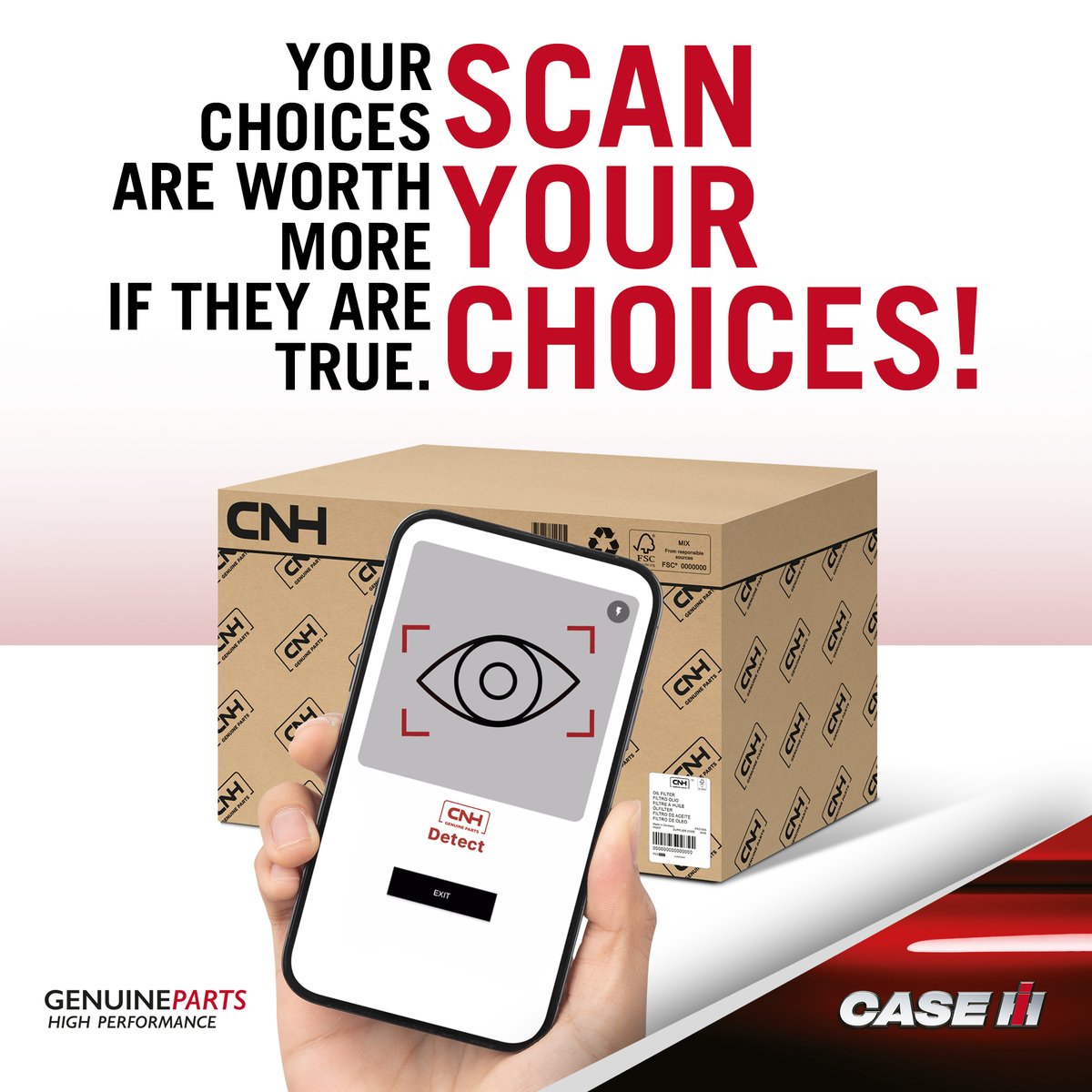 CNHIndustrial's tweet photo. Parts and services are important competitive factors for each of our brands. CNH supplies a complete range of genuine parts, remanufactured parts, accessories, and telematics solutions. Now, to protect our customers from counterfeiting from non-official channels, we have developed a genuine parts scanner App that you can download from Google Play and App Stores. 

Here are the links: https://t.co/fhdyT6tgle & https://t.co/bjPmcFuE8N