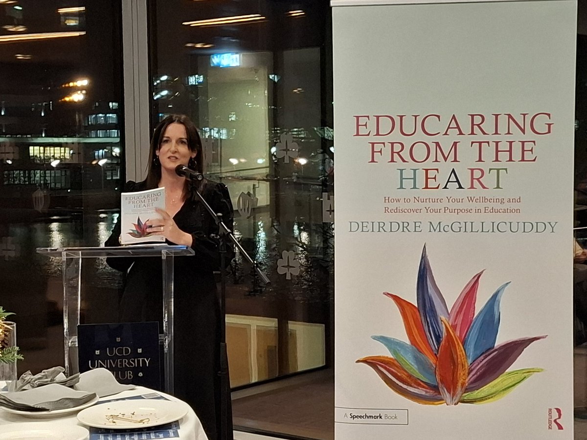 🇺🇦 Niamh Moore Cherry 🇺🇦 (@niamhmcherry) on Twitter photo Many congratulations to Deirdre McGillicuddy <a href="/SchoolofEdUCD/">UCD School of Education</a> on the launch of her new book "Educaring from the heart" - putting care, empathy and compassion at the heart of education. An inspiration! Many congratulations to Deirdre McGillicuddy <a href="/SchoolofEdUCD/">UCD School of Education</a> on the launch of her new book "Educaring from the heart" - putting care, empathy and compassion at the heart of education. An inspiration!