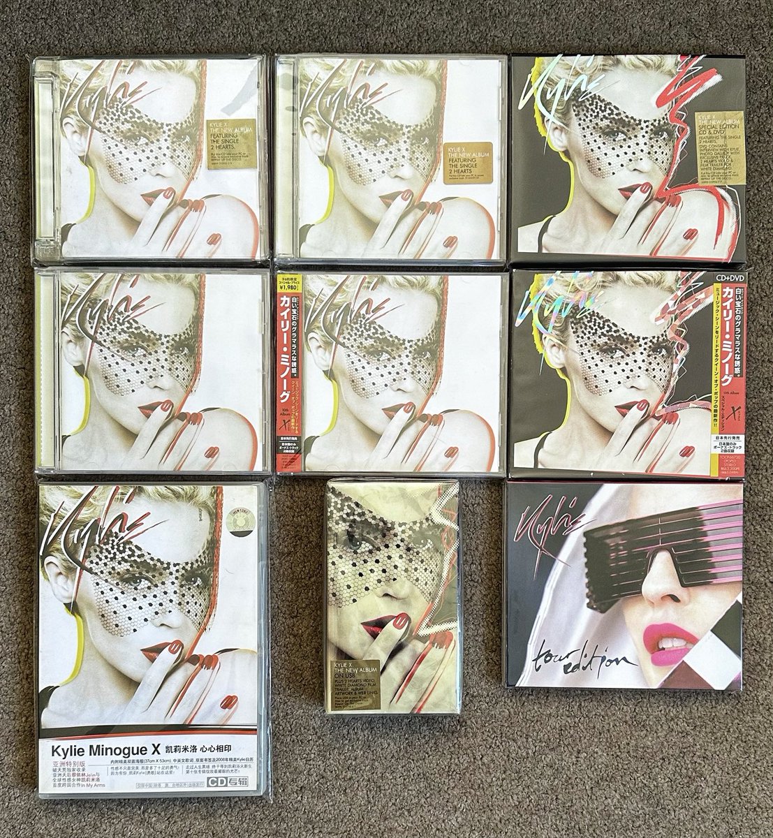spjury's tweet image. 17 years since the release of #KylieMinogue’s 10th album X. Still hanging out for an anniversary vinyl release 🤞🤞🤞🎶🕺🔥

#KylieCollection #JapaneseCD #USCD #USB #EuropeanCD #AustralianNZCD #ChineseCD #SpecialEdition