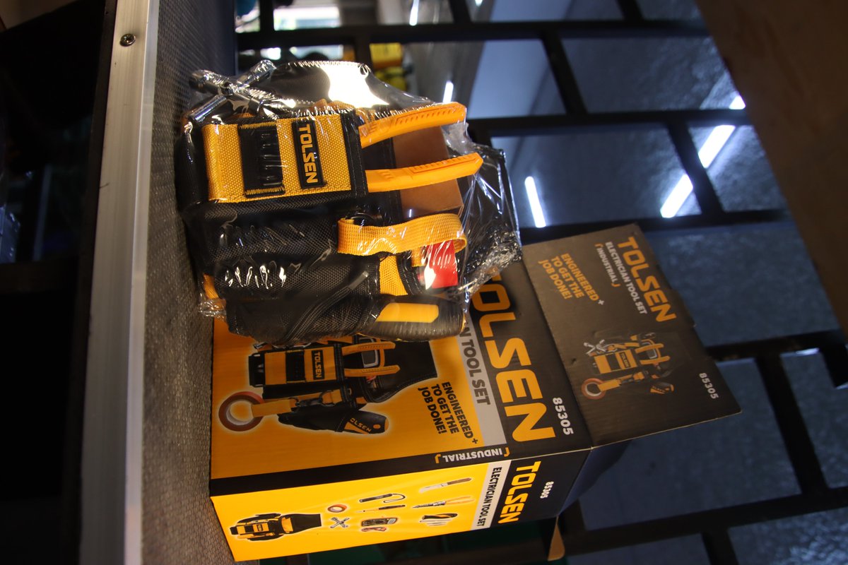 ToolsBasketNKR's tweet photo. Electrical tool set now available.
• Electrician tool pouch contains
• 1pc Digital multimeter 38030
• 1pc Electrician’s knife 38041
• 1pc PVC insulation tape
• 1pc Multi-function stripping long nose pliers
• 1pc 4 way multifunctional control key
https://t.co/jHoE30FQEv https://t.co/5IbZDQO3yu