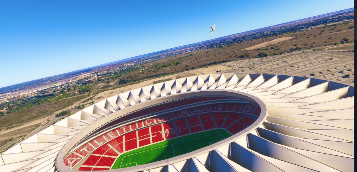 isleepdrifter's tweet image. #XboxShare #FlightSimulator2024 #Atleti #Metropolitano #Madrid