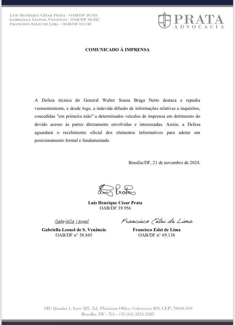 Braga Netto tweet media