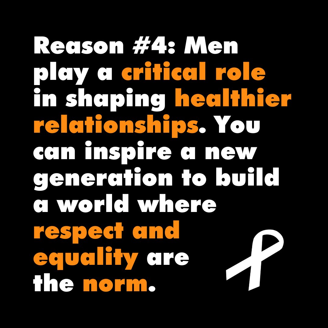 Here is why it’s so important for YOU to take action, starting this White Ribbon Day.

Reason #4 ⤵️
