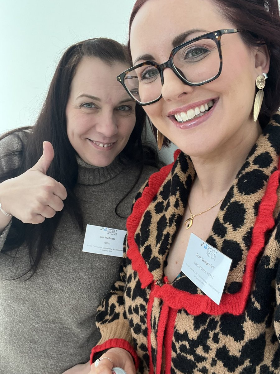 RCSLT Northern Ireland (@rcsltni) on Twitter photo Such a great day - feeling very grateful🙌
Great to hear all about human rights based practice and meet the real stars of the show <a href="/JonnieMcC/">Dr Jonnie McCrea</a>
Thanks also to <a href="/JennyKirkwood20/">Jenny Kirkwood</a> for sharing about <a href="/ahpfni/">Allied Health Professions Federation NI</a> and the important work behind the scenes for all AHPs! Such a great day - feeling very grateful🙌
Great to hear all about human rights based practice and meet the real stars of the show <a href="/JonnieMcC/">Dr Jonnie McCrea</a>
Thanks also to <a href="/JennyKirkwood20/">Jenny Kirkwood</a> for sharing about <a href="/ahpfni/">Allied Health Professions Federation NI</a> and the important work behind the scenes for all AHPs!