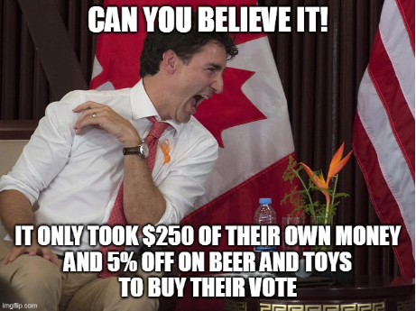 raatatatat's tweet image. #JustinTrudeau #cheapbeer