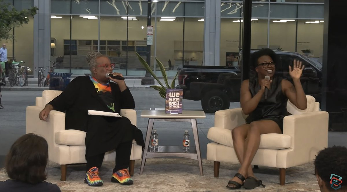 🎬 Discover the journey of Trans representation on screen with Tre'vell Anderson! Don't miss their enlightening chat with Rayceen Pendarvis about their book, 'We See Each Other: A Black Trans Journey Through TV and Film'. bit.ly/3AOnwvt