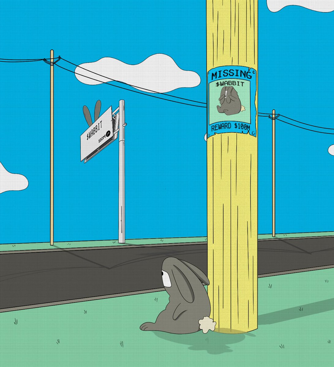 Missing wabbit, 100M Reward if found.