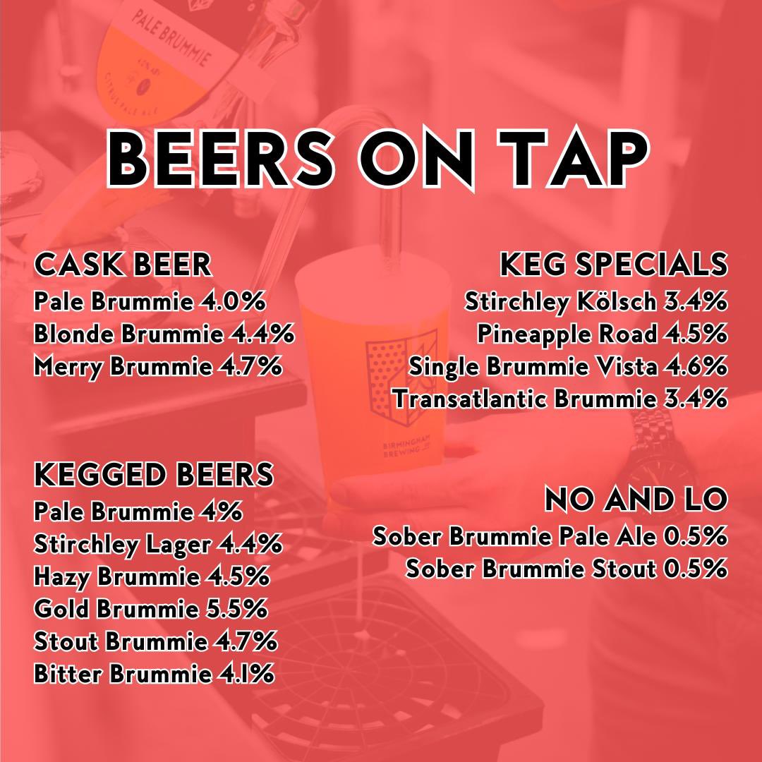 🎉 This Weekend at Birmingham Brewing Co. Taproom 🎉

🍔 Food: mouthwatering vegan junk food from @vgnboulevard Fri, Sat &amp; Sun. 

🎶 Live Music: Friday at 7 PM from Hero Monk.  

🍺Merry Brummie: Back on cask! Christmas in a glass is here 🎅