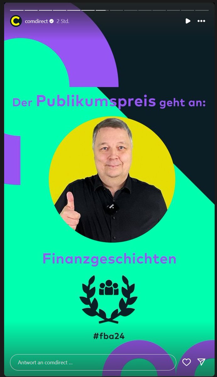 Martin (@shodan21) on Twitter photo Herzliche Gratulation 🙌an <a href="/divantisDE/">Divantis - nachhaltig sorgenfrei leben</a> zum ersten Platz🥇beim "finanzblog award" der <a href="/comdirect/">comdirect</a> und an <a href="/matschmitt2009/">Matthias Schmitt</a> zum Gewinn des Publikumspreis 🏆 mit "Finanzgeschichten".
Sehr verdient für Euren tollen Beiträge! 🔝👍📈
#fba24 Herzliche Gratulation 🙌an <a href="/divantisDE/">Divantis - nachhaltig sorgenfrei leben</a> zum ersten Platz🥇beim "finanzblog award" der <a href="/comdirect/">comdirect</a> und an <a href="/matschmitt2009/">Matthias Schmitt</a> zum Gewinn des Publikumspreis 🏆 mit "Finanzgeschichten".
Sehr verdient für Euren tollen Beiträge! 🔝👍📈
#fba24