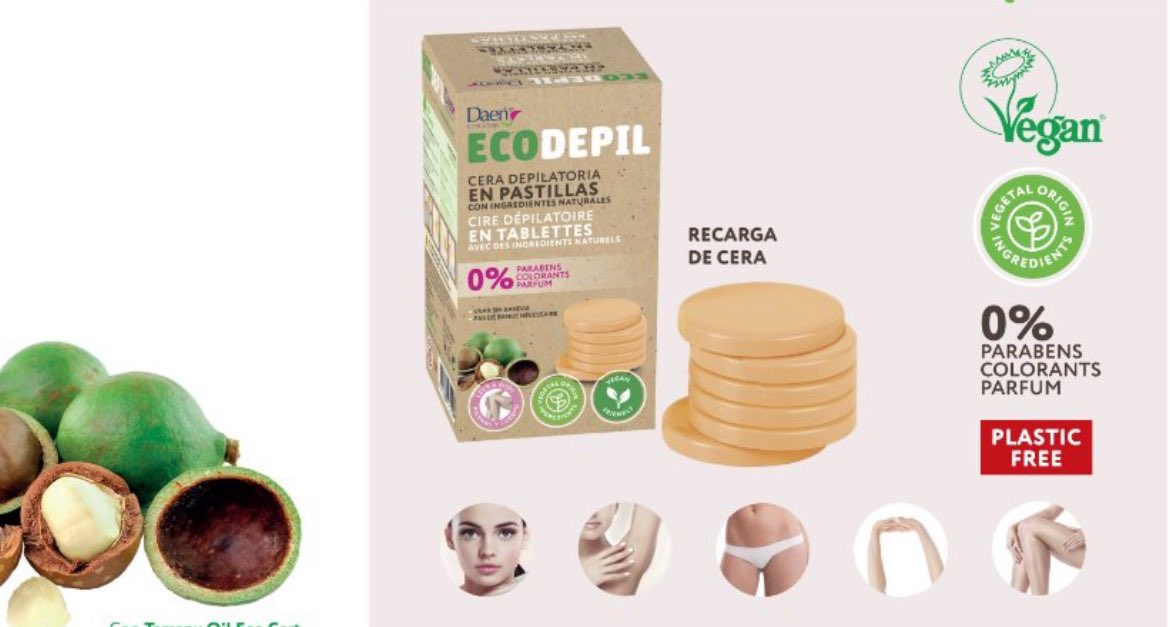¿Sabías que nuestra línea EcoDepil es #vegana? Porque en #Daen siempre pensamos tanto en ti como en el #medioambiente y sabemos que la belleza siempre va de dentro hacia afuera. ¿Cuándo te sumas a la #depilación natural y responsable? #daenlovers #vegan #depilaciónnatural
