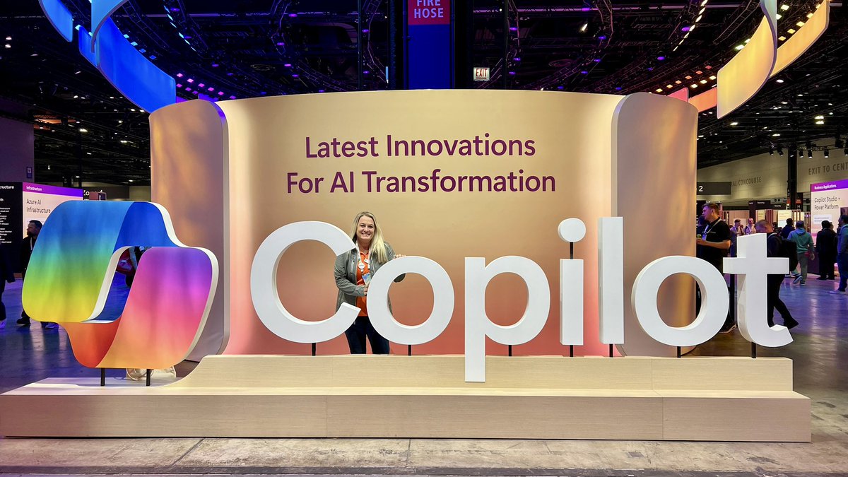 Heidi Jordan (@heidi_jordan14) on Twitter photo I only took one picture at #MSIgnite but I think it sums up my week pretty perfectly 🤩 @MSFTCopilot Photo creds to <a href="/D365Goddess/">Dian Taylor 🇳🇱🤘MVP</a> I only took one picture at #MSIgnite but I think it sums up my week pretty perfectly 🤩 @MSFTCopilot Photo creds to <a href="/D365Goddess/">Dian Taylor 🇳🇱🤘MVP</a>
