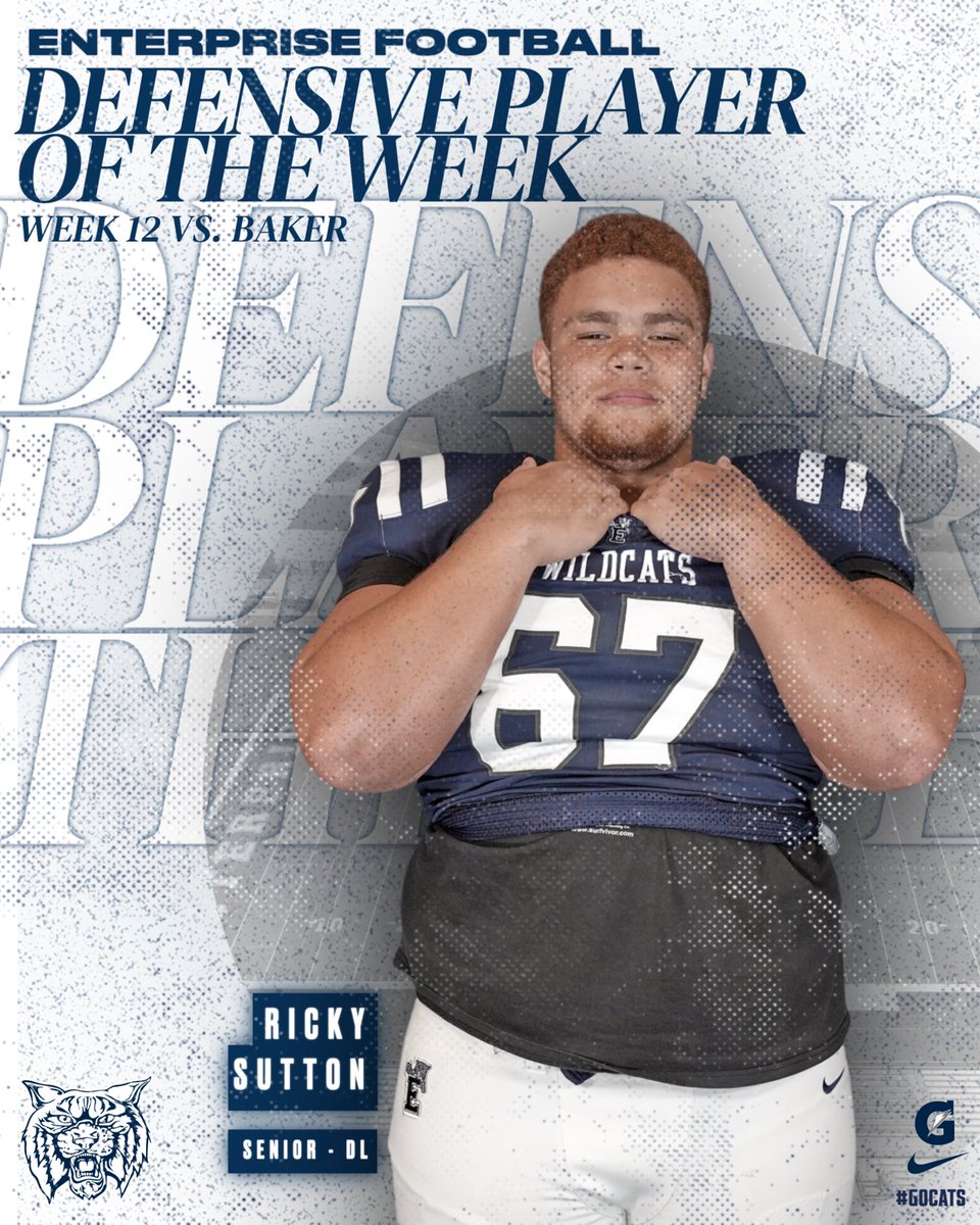 Defensive Player of the Week - Week 12 vs. Baker - Ricky Sutton | #GoCats