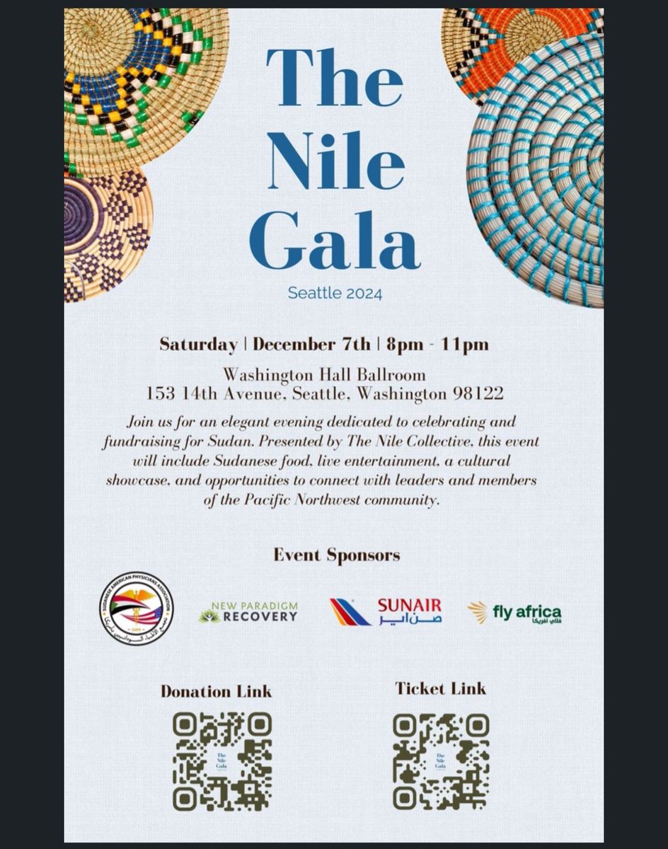 locallyled_'s tweet photo. We're thrilled to be supporting our friends at The Nile Collective organize/platform their event 'The Nile Gala' happening on December 7th in Seattle.  Join @locallyled_, our friends, neighbors, and fellow advocates as we celebrate Sudan and fundraise for
@SAPA_ORG... https://t.co/HEU0wL3RDz