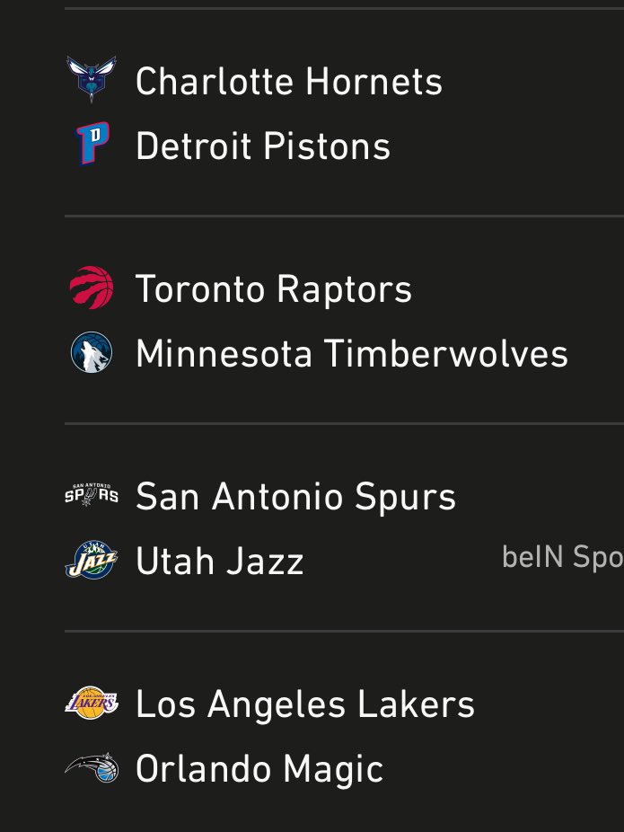 Possible de mettre à jour les logos des clubs nba <a href="/lequipe/">L'Équipe</a> ! Celui de Détroit a changé en 2016….