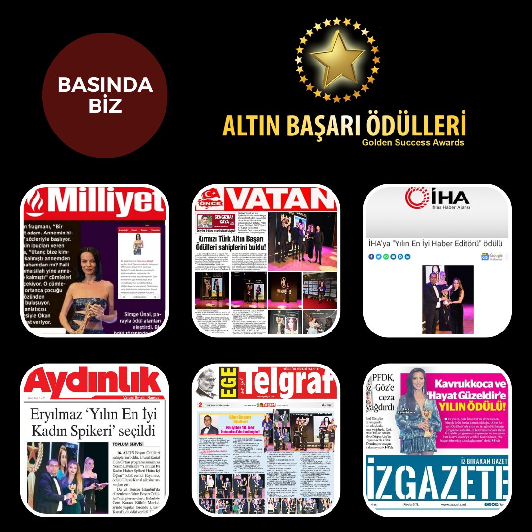cemetu's tweet photo. Altın Başarı Ödüllerimiz Yazılı Basında da yer bulmaya devam ediyor.. https://t.co/BHCivFxSZh