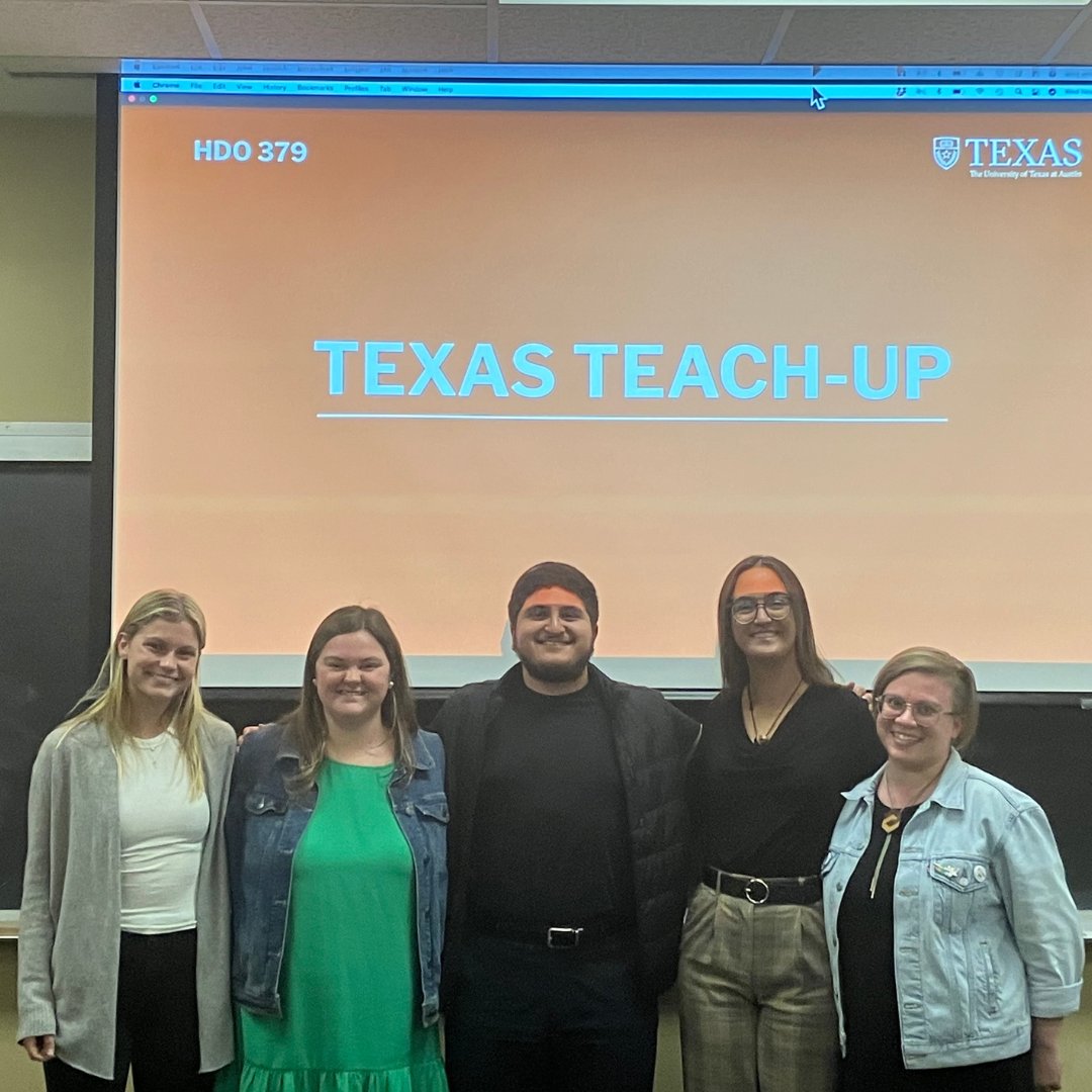 📣 Shoutout to the Human Dimensions of Organizations (HDO) 379 student capstone group, who focused on enhancements to our Texas Teach-Up observation event! HDO at UT Austin

📣 They delivered their final client presentation yesterday. Special thanks to Amy Nathan Wright!