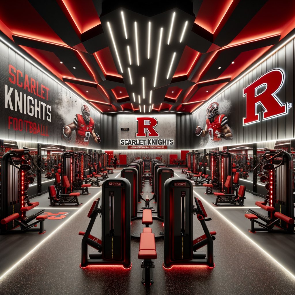 RamKnight758's tweet image. Scarlet knights future gym