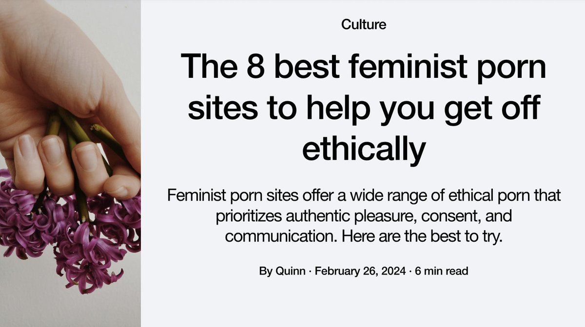 "PinkLabel.TV showcases different types of porn in an ethical, inclusive, and empowering way, making it a prime choice if you value creativity and diversity."

Thank you @tryquinn_ for lifting us up! ❤️
tryquinn.com/blog/feminist-…