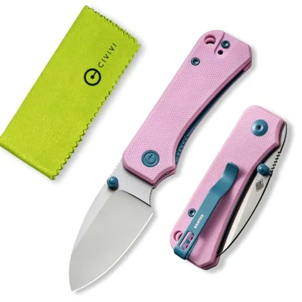 I just received CIVIVI Small Pocket Knife for EDC, Ben Petersen Folding Knife Baby Banter with 2.34" Nitro-V Blade G10 Handle, Titanium Thumb Stud Opener C19068S-10 - Pink from Anonymous via Throne. Thank you! throne.com/auvenil #Wishlist #Throne