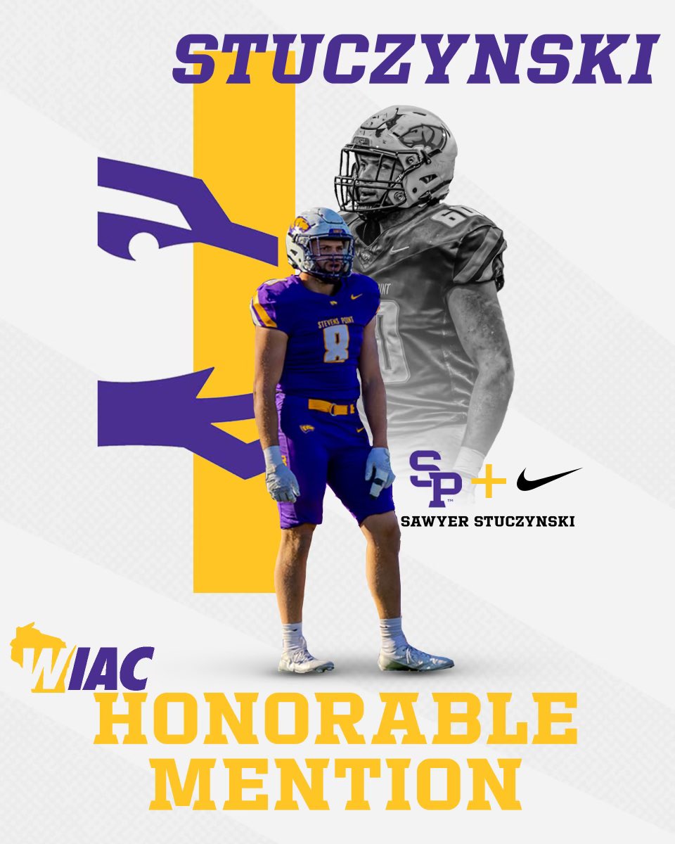 Congrats to Sawyer Stuczynski for receiving honorable mention!
#RollDawgs