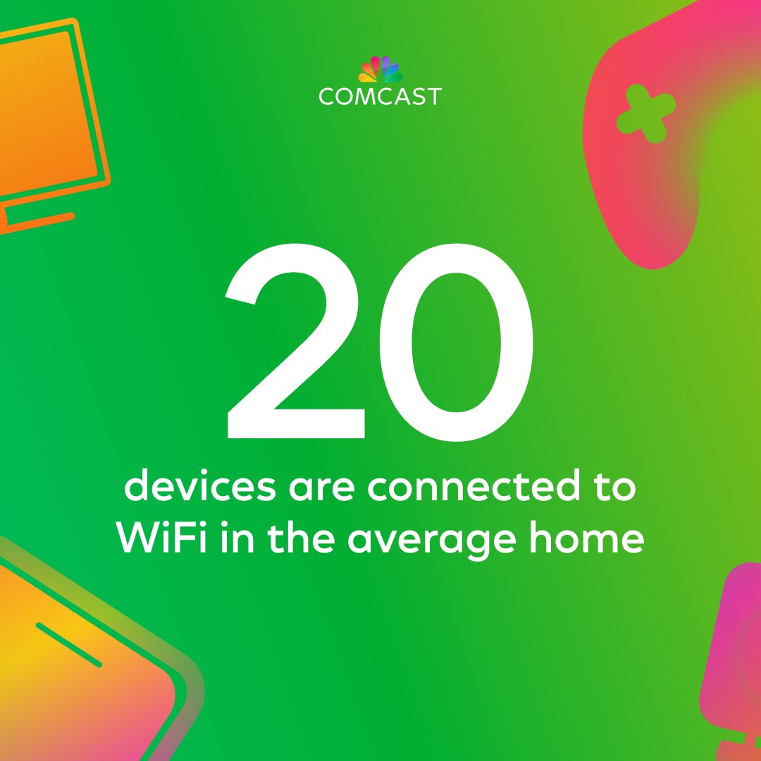 comcast's tweet photo. WiFi is the workhorse of the Internet.

Our mission is simple: ensure customers can use WiFi to easily connect to what they need and love, on any device, anywhere, now and in the future. 🛜