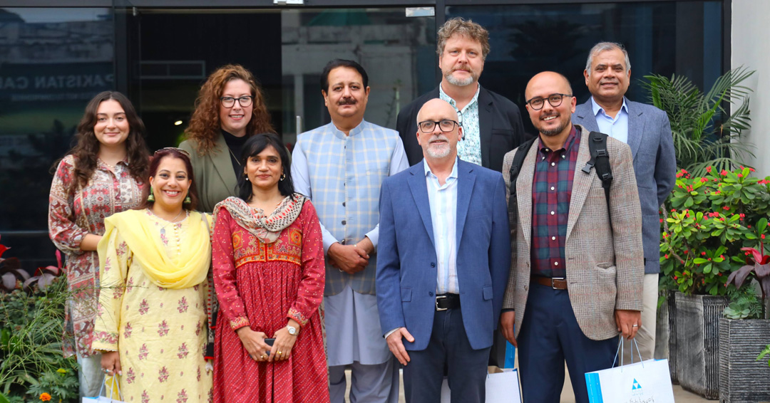An inspiring meeting with Mr. Nadir Gul Barech, CEO, Mr. Arshad Rashid, Chief Programmes, and staff from <a href="/PPAFofficial/">Pakistan Poverty Alleviation Fund</a> in Islamabad. We look forward to deepening our talk about shared opportunities to work together. We both have so much to contribute to Pakistan's challenges.