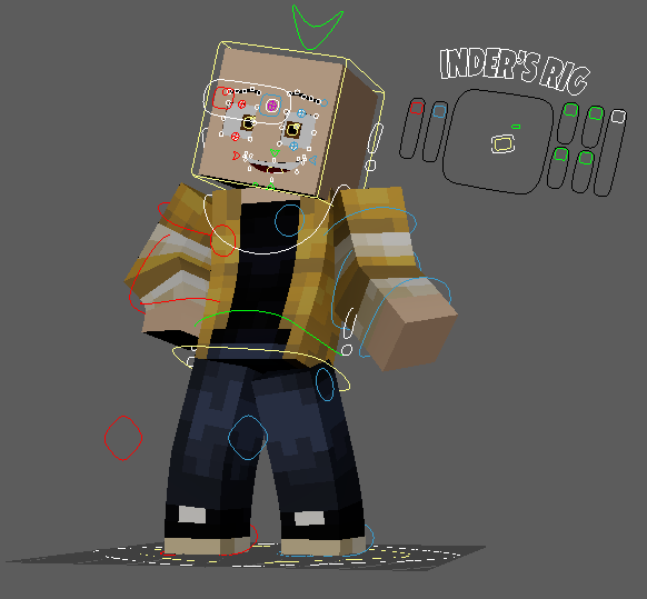 Indernob's tweet photo. Made a new maya rig fr https://t.co/cPjx1NnfO3