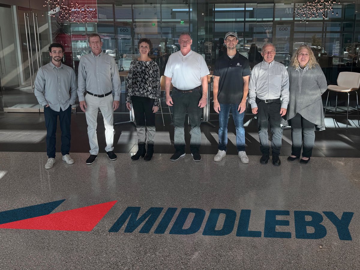 LakeshoreEx's tweet photo. Amazing tour of the @middlebycooking Innovation Kitchens (MIK) showroom this week! Incredible people and impeccable fully-live cooking facility. Honored to partner with this industry leader on their tradeshow program! #thisismiddleby #experiencelakeshore #partnership #tradeshows https://t.co/hnQPSt18GR