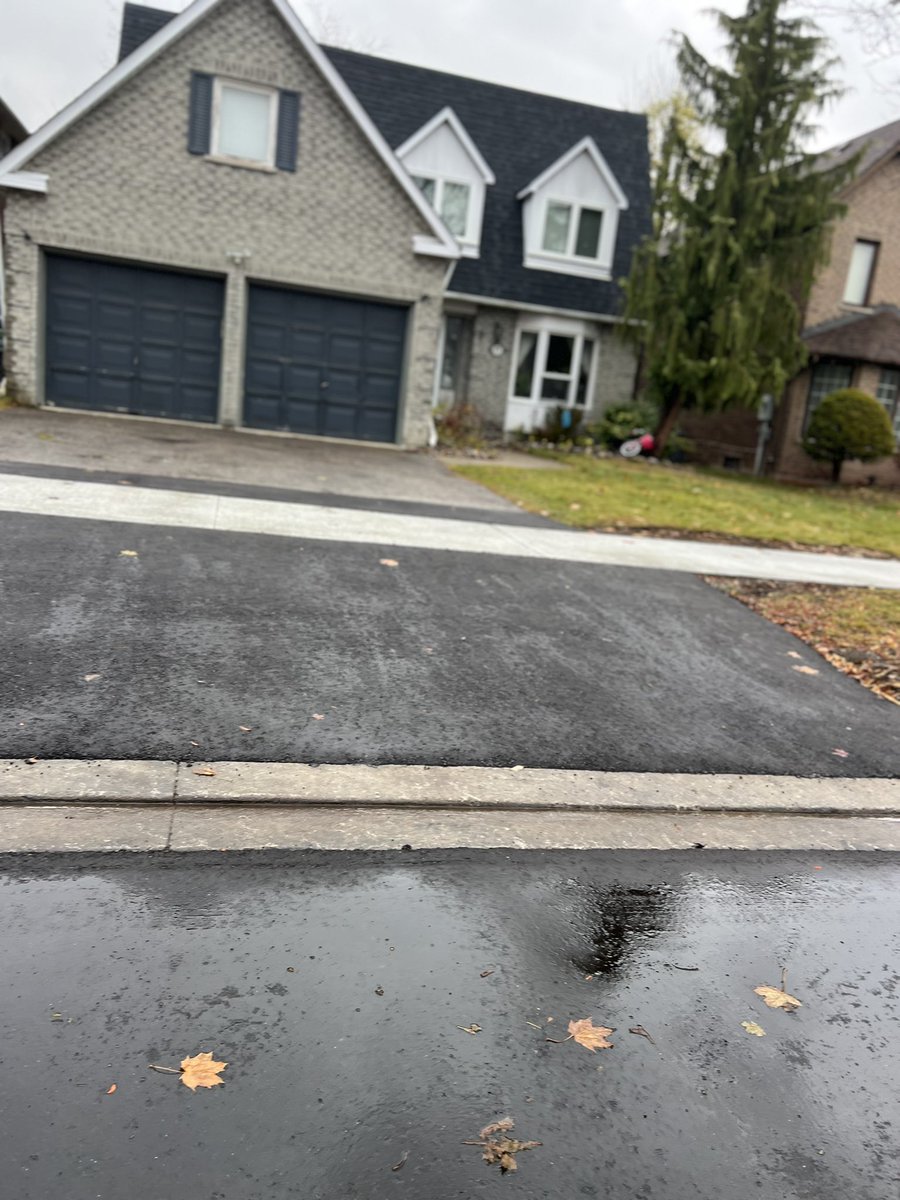 gamarakone's tweet photo. @cityoftoronto Was this necessary?   City tells you to park on the street so that they can repair the walkway and parking fuy wants to gets his quota in. Shame @TPSOperations https://t.co/NKhm4lSWIQ
