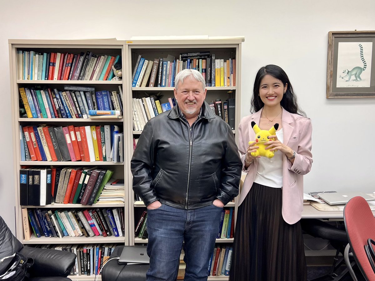 SijiaGeng's tweet photo. Had a fantastic visit to Iowa State University to give a talk at their Power Seminar Series! Enjoyed great conversations with everyone and it’s always a pleasure catching up with Ian Dobson—one of my two favorite Ians. 😁He wished me luck with Pikachu!⚡️ https://t.co/s5FSu6HQ5V