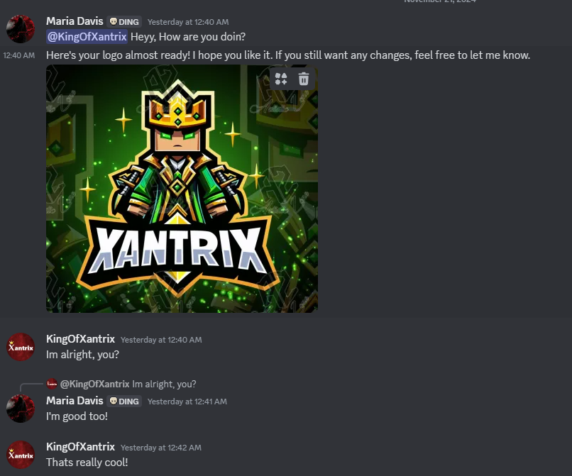 _Maria_davis_'s tweet photo. Satisfied Client 👌 📷 for such amazing feedback 
@kingofxantrix 🥰
#artist #supportsmallstreamers #UK #America #Twiter #gamers #streamers #twitch #kick #youtube #art #rinapenrose #clientreview #commissionopen #trendingnow #gamingpc #facebook #instagram https://t.co/CHVJNVQJnt