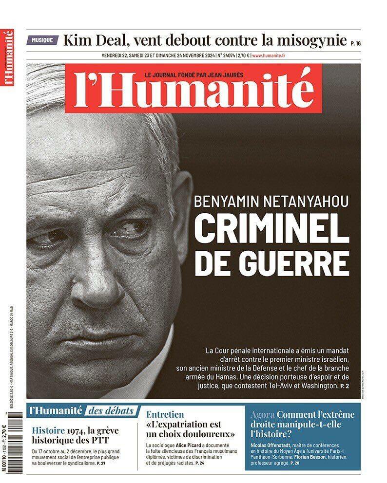 autruicomoi's tweet photo. L’Humanité, messieurs dames… avec les termes ! Israël Etat Terroriste #PrayForGaza https://t.co/k8MZ9AKnO1