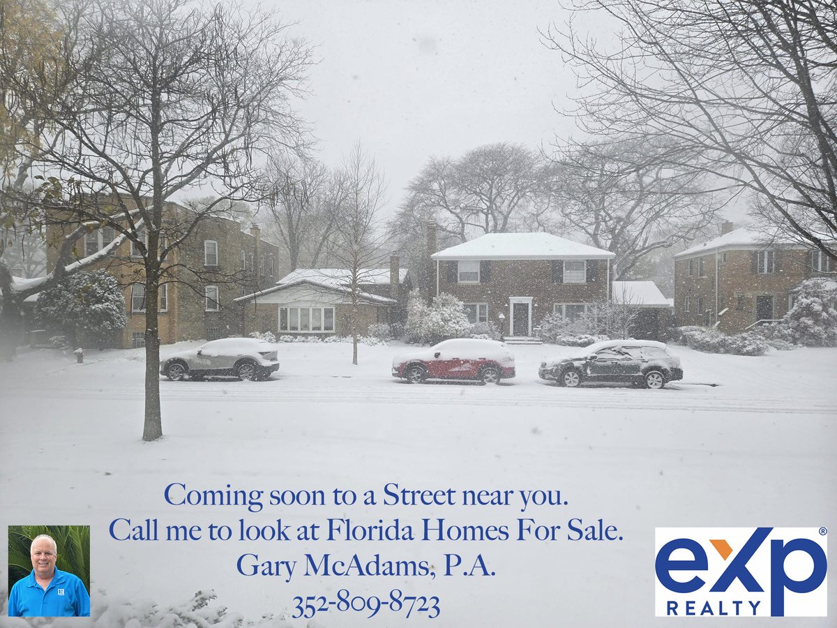 VillagesGary's tweet photo. Winter is coming. Want to spend it in snow or in Florida? Gary McAdams, eXp Realty, 352-809-8723 https://t.co/WWn57lJ1PT https://t.co/QEu7U76bu7