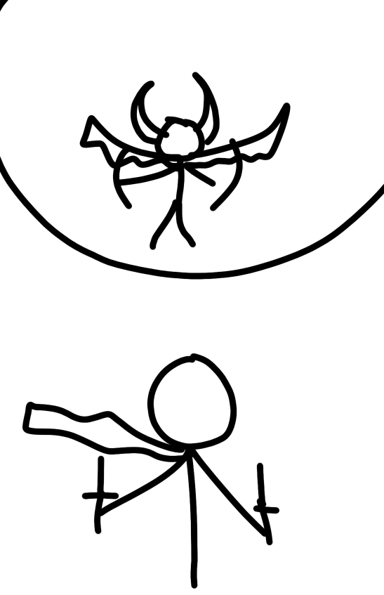 Barny's tweet photo. the ref i gave my artist vs what i got

i was absolutely not prepared for what @Loarfy was capable of https://t.co/BLuYE2jOlo