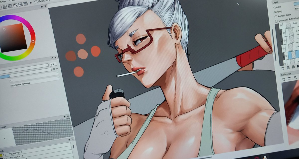 WIP #AyaseSeiko #Dandadan #fanart