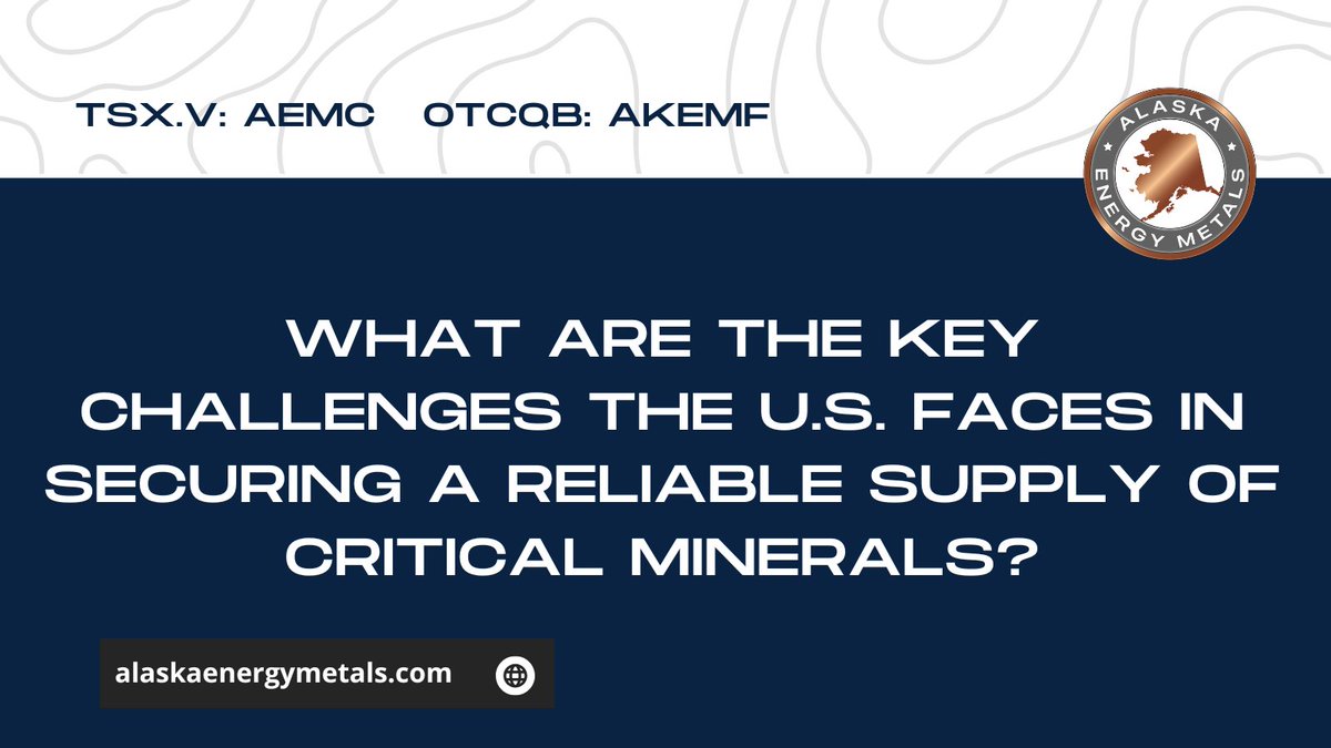#DYK: $AEMC’s Nikolai project hosts a multi-critical metal deposit with a potential multi-decade mine life and is essential to U.S. supply chain security? Projects like this ensure we have the materials needed to design and manufacture tomorrow’s tech. 

$AKEMF