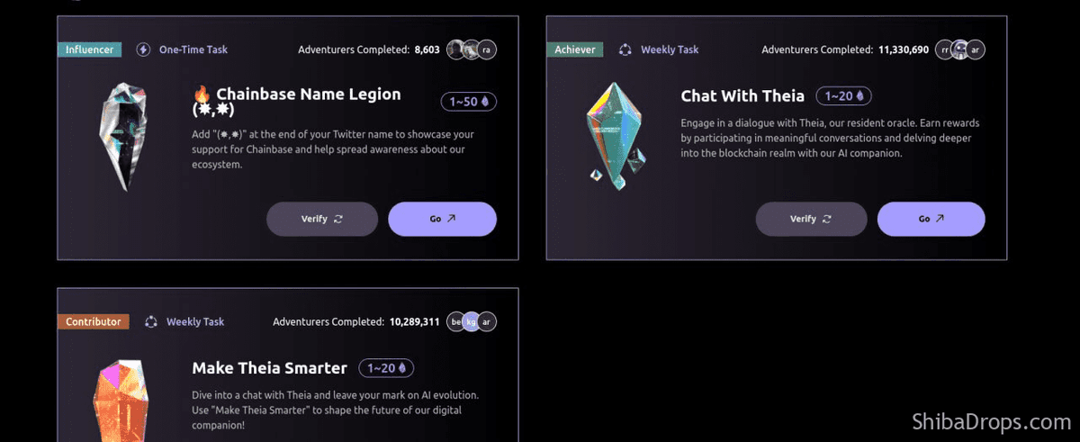 ShibaDrops's tweet photo. New post (If you're Active on Chain base you can complete its new task) has been published on Shiba Drops #SpellborneCreate- https://t.co/uMGP2ZPB83 https://t.co/Yi3LRW17nI