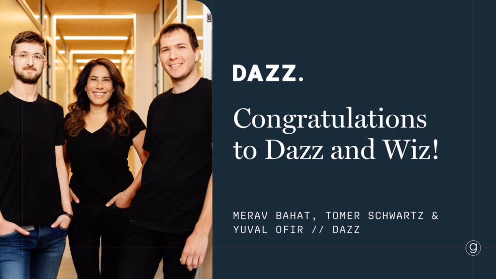 Congrats to <a href="/Dazz_io/">Dazz</a> &amp; <a href="/wiz_io/">Wiz</a> on their merger! 

It's been a privilege for <a href="/GreylockVC/">Greylock Partners</a> to be a part of the Dazz journey since inception &amp; partner with founders <a href="/bahat_merav/">Merav Bahat</a>, Tomer, &amp; Yuval as they built the leading cybersecurity remediation cloud. 

bit.ly/491aFm6