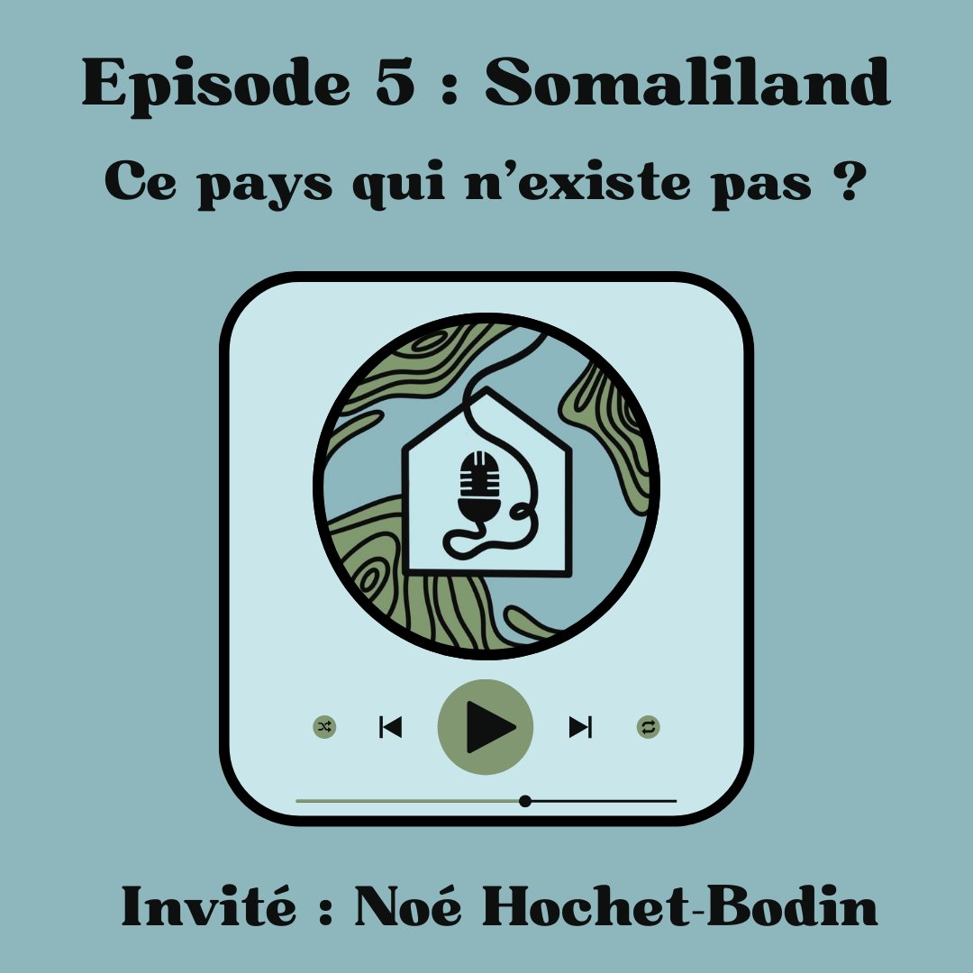 🚨 Cinquième épisode du Monde à la Maison disponible.👀 
Direction le Somaliland, avec <a href="/noehochet/">Noé Hochet-Bodin</a>, correspondant pour le Monde, anciennement basé à Addis-Abeba.  
Animé par <a href="/trxuco_/">psithurisme</a> et <a href="/ClaraBwnj/">Clara</a>