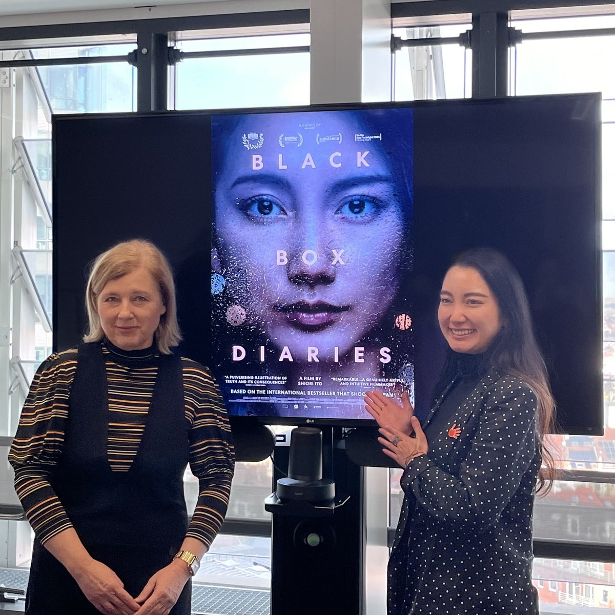 Thank you for your courage and determination dear #shioriito. 

In your documentary #BlackBoxDiaries you bravely share your story to bring change, help stop violence against women and fight corruption. 

Inspiring, moving and impactful. Keep it up 💪🏼 

#OpenYourBlackBox