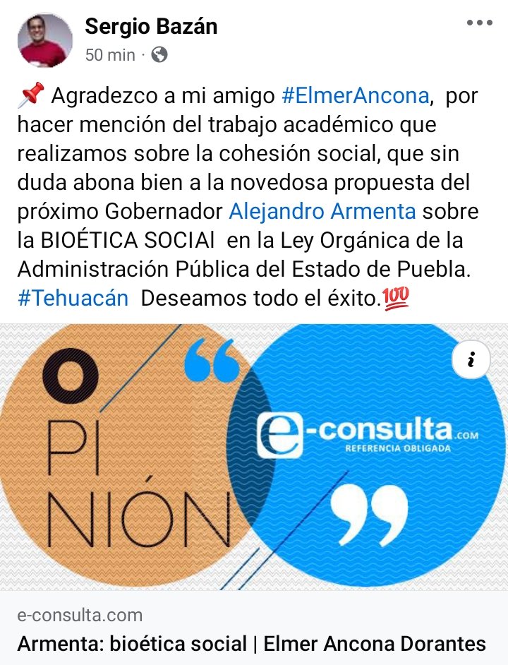 e-consulta.com/opinion/2024-1….  <a href="/elmerando/">Elmer Ancona</a> <a href="/armentapuebla_/">Alejandro Armenta</a> <a href="/aguilar_pala_S/">Samuel Aguilar Pala</a> <a href="/JLG_PARRA/">José Luis García Parra</a> 💯💯 Todo el éxito