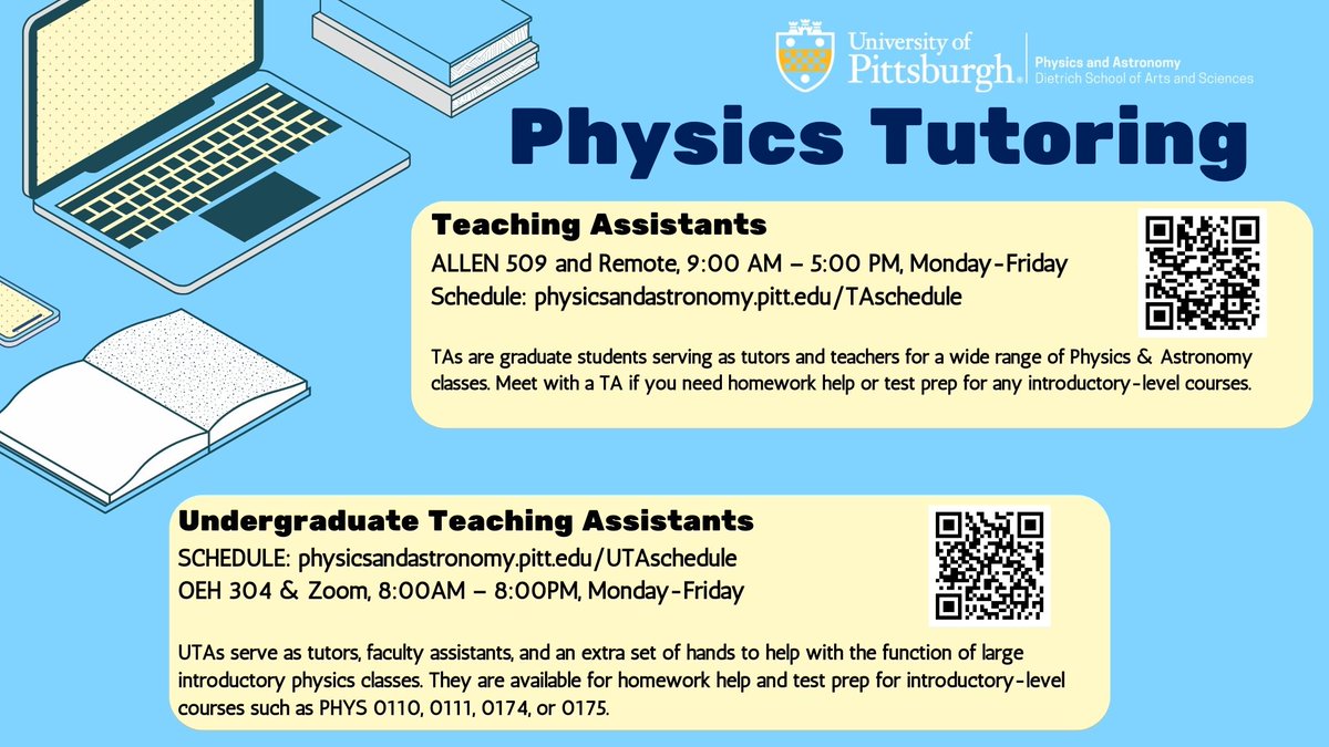 Room change announcement: The Physics Resource room has been moved FROM 310 Thaw TO Allen 509! Effective immediately.
