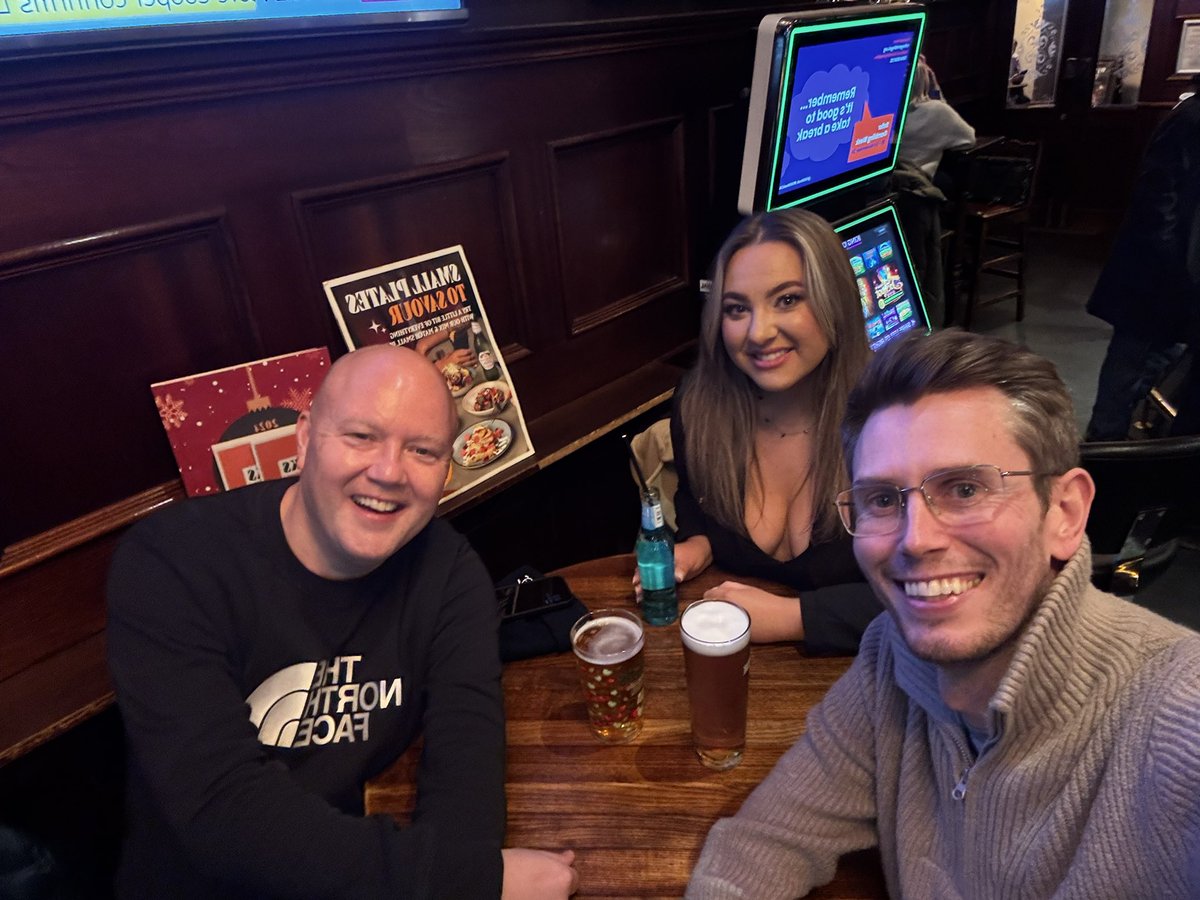 The quarterly night out with my <a href="/mr_leonkennedy/">Paul Drew-Rice</a> 😊🩷 ft G