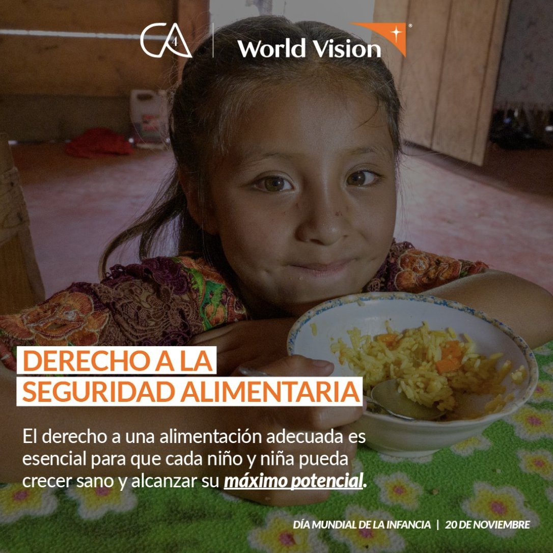 Una alimentación segura y nutritiva es fundamental para una vida en plenitud para la niñez. 🍎

Reafirmamos nuestro compromiso con la #SeguridadAlimentaria y nos unimos al trabajo de las autoridades nacionales para alcanzar una seguridad alimentaria adecuada para la niñez.