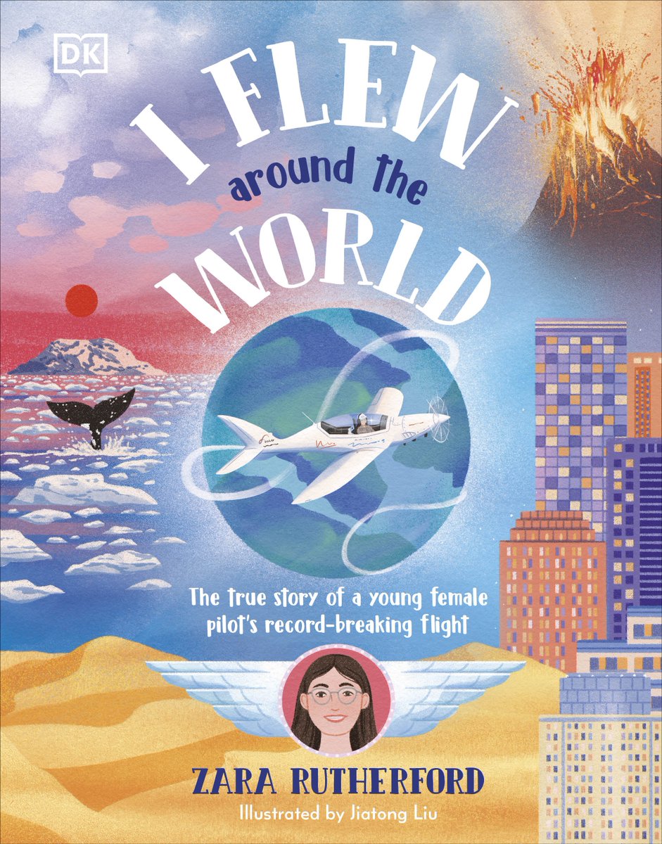 In November &amp; December Booktime we interview Zara Rutherford about her children's book I Flew Around the World. It tells the inspirational story of how, in 2022, aged just 19, she became the youngest person to fly around the world solo. #choosebookshops #booksaremybag